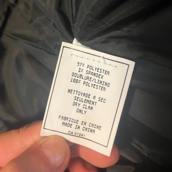 Black two button built-in shorts blazer dress NWT - Picture 9 of 13